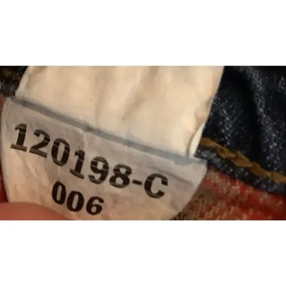 Carhartt Flannel Lined Denim Jeans WB172 Womens Sz 18 Original Fit Straight Leg - Picture 8 of 10